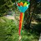 In the Breeze Rainbow 38-inch Lotus Flower Windsock, Outdoor Floral Decoration, 5198
